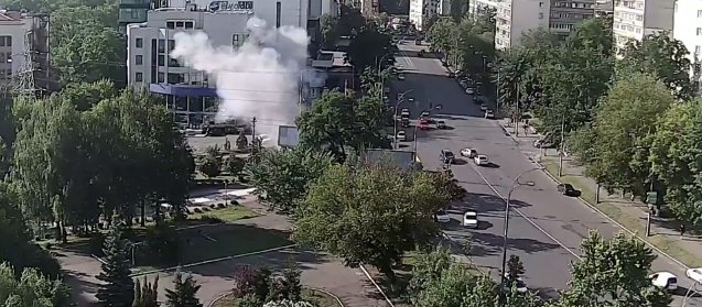 Explozie puternică la Kiev. O maşină a fost aruncată în aer - VIDEO