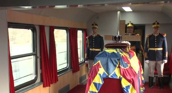 Regele Mihai, ultima călătorie. Imagini din Trenul Regal - VIDEO 