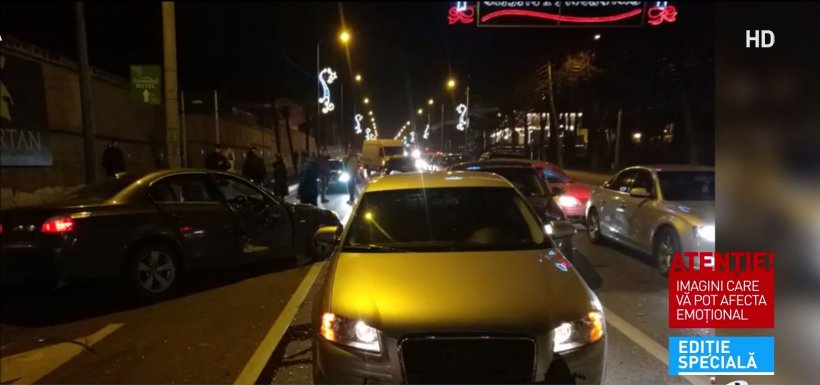 Imagini șocante: Accident provocat de un șofer care a suferit o criză de epilepsie la volan - VIDEO
