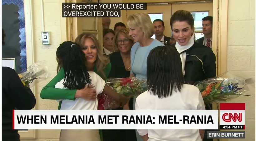 Cum a eclipsat-o Melania Trump pe Regina Rania a Iordaniei într-un duel al ținutelor în timpul vizitei la Casa Alba!
