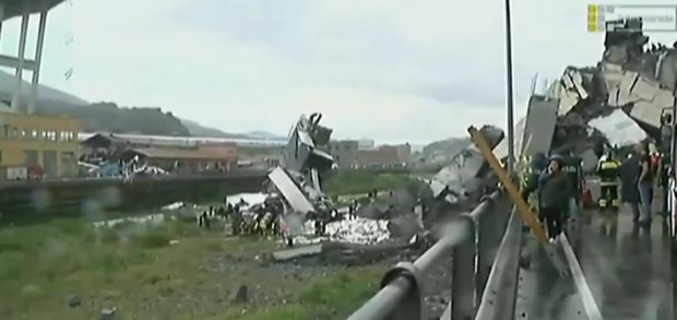 Răsturnare de situație în cazul podului prăbușit în Italia. Un inginer a semnalat încă din 2016 că podul are probleme
