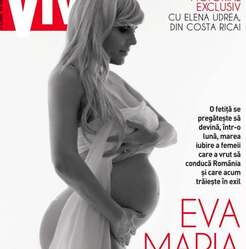 Elena Udrea, pictorial într-o revistă. Cum arată însărcinată în șapte luni. IMAGINI