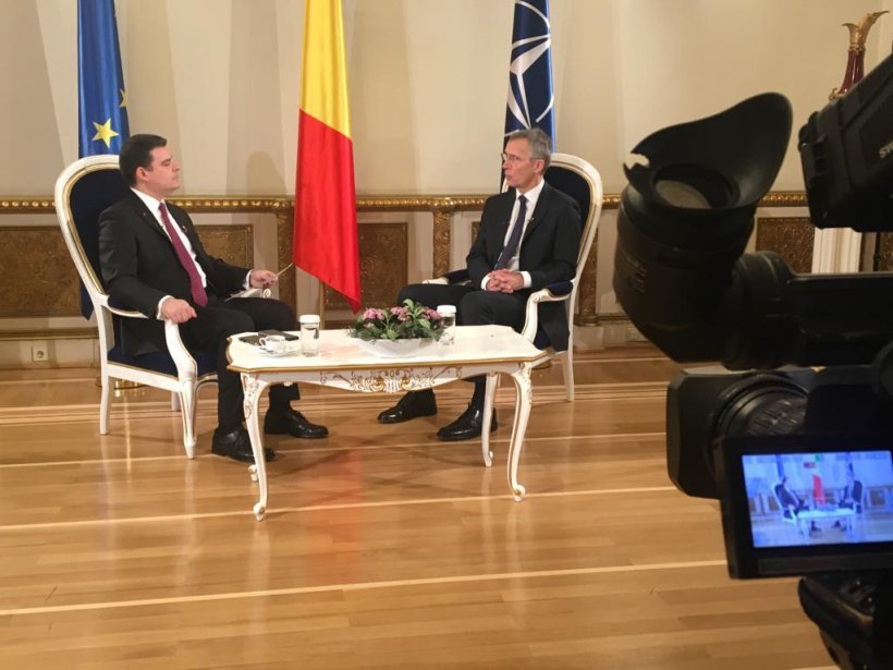 Radu Tudor, interviu-eveniment cu secretarul general NATO Jens Stoltenberg. România e în centrul unor evoluții tensionate