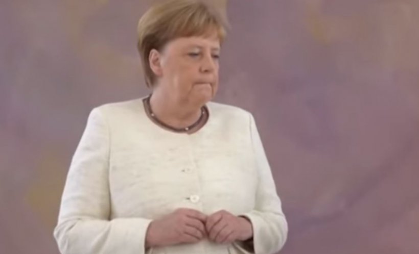 Starea de sănătate a Angelei Merkel este tot mai îngrijorătoare. Noi imagini șocante cu cancelarul german - VIDEO