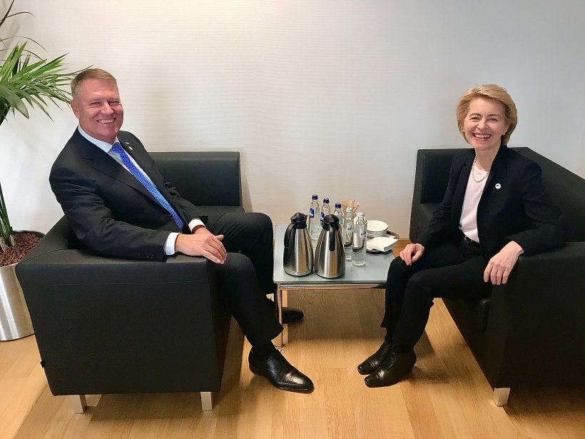 Klaus Iohannis, întâlnire cu Ursula von der Leyen. Vrea o femeie pentru funcția de comisar european