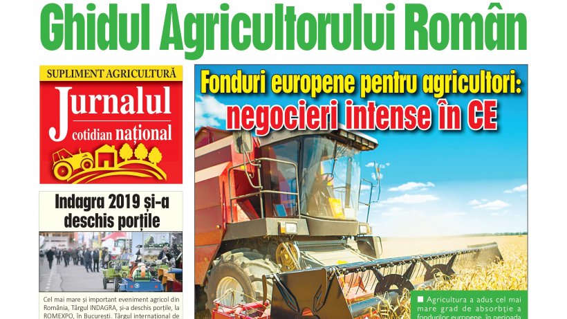 Jurnalul îţi oferă, joi, 31 octombrie, Ghidul Agricultorului Român