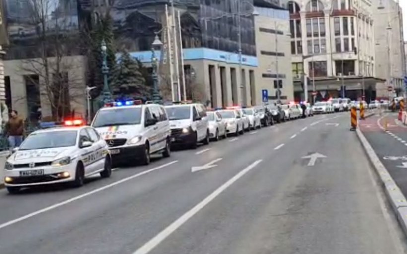 Sute de polițiști și jandarmi fac verificări la un târg din Sectorul 4 al Capitalei