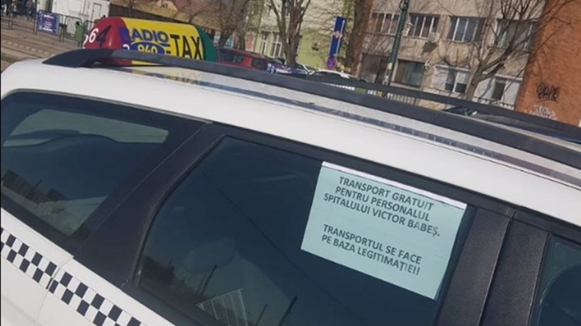 Gest impresionant făcut de un taximetrist din Timișoara: „Felicitări, colegul!” 