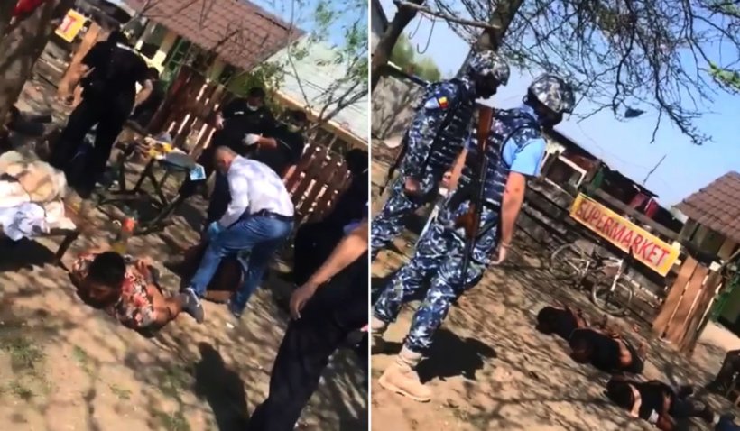 Bărbat bătut cu sălbăticie de șeful Poliției Bolintin Vale: 'Mai faci live-uri pe Facebook?'