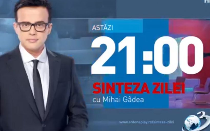 Mihai Gâdea, surpriză pentru telespectatori, la Sinteza Zilei: Oferă publicului o exclusivitate dragă sufletului său