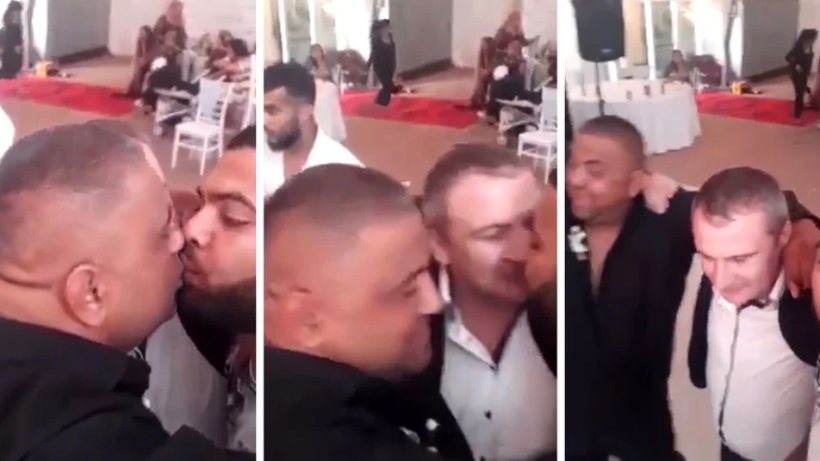 Viceprimar PSD, sărut pe gură cu un membru al unei găști interlope - IMAGINI