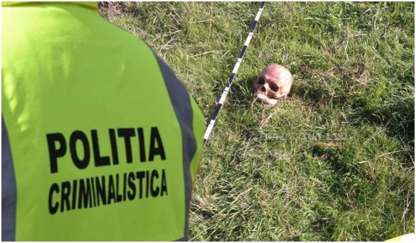 O bucată dintr-un cap de om, găsită de un copil pe un câmp din Iași. Poliția e în alertă! 