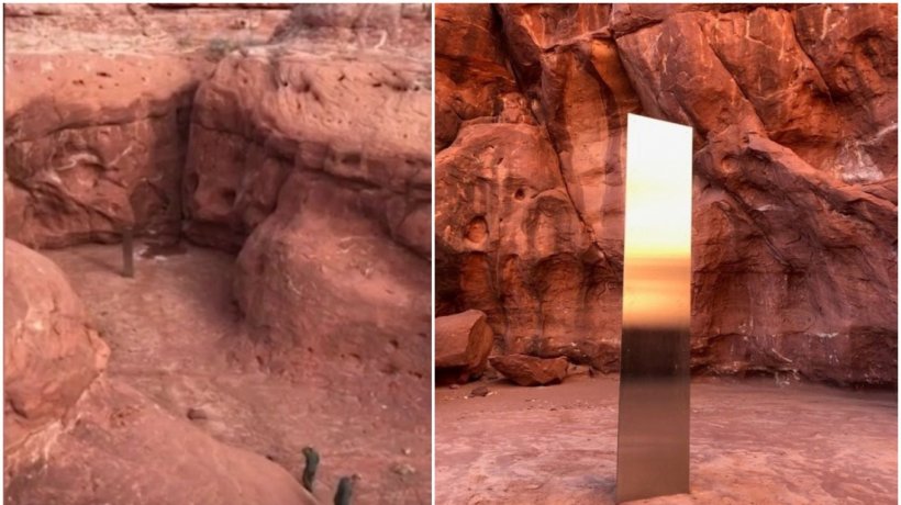 Incredibil! Ce se ascundea în interiorul monolitului din Utah. De ce a fost demontat