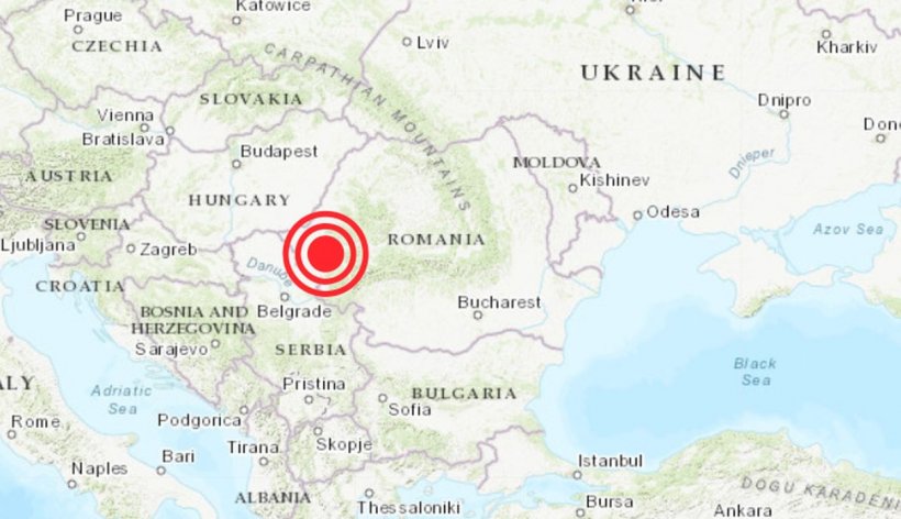 Cutremur ciudat în România în urmă cu scurt timp. Adâncime foarte mică și epicentru într-o zonă neobișnuită