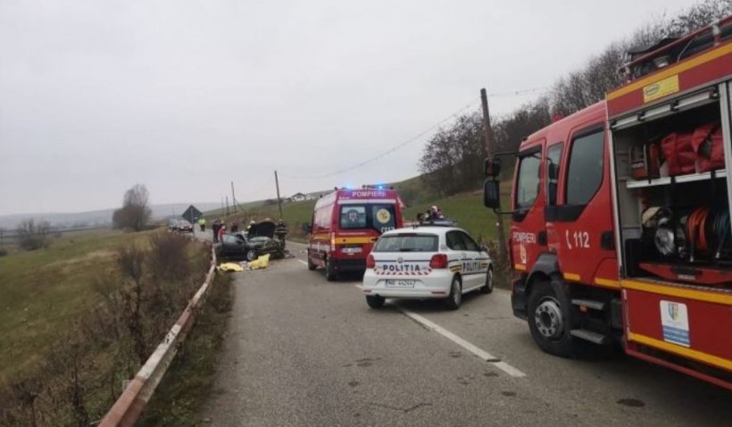 Accident teribil cu doi morţi între Ghirbom şi Berghin, în Alba