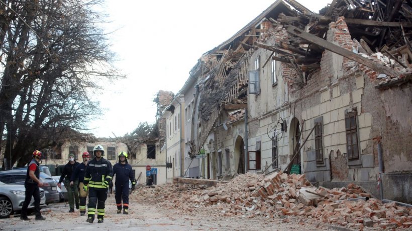 Croaţia, lovită din nou de un cutremur! Seismul a avut magnitudinea de 5,1 pe scara Richter