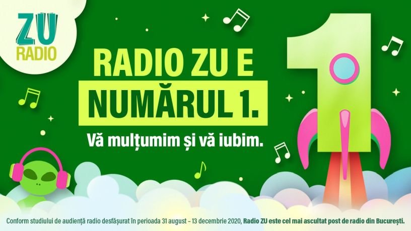 Radio ZU, pe prima poziţie în topul audienţelor