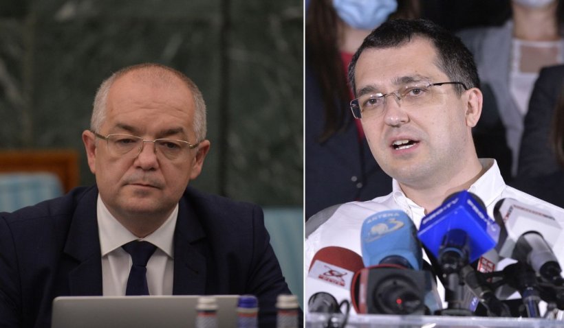 Emil Boc (PNL), 1 la 0 în scandalul cu Vlad Voiculescu (USR PLUS). "Ministrul Sănătăţii nu a respectat legislaţia în vigoare!"