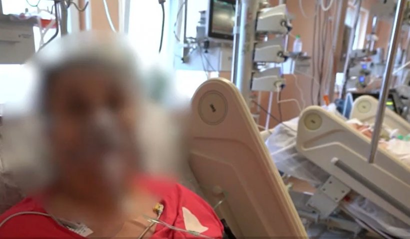 Imagini exclusive din secţia ATI Botoşani. Pacient: "Boala este foarte grea. Vreau să mă salveze şi pe mine" - VIDEO