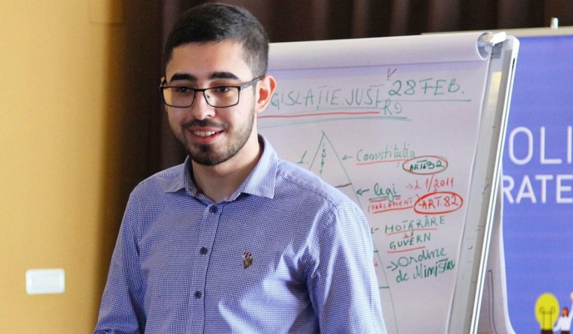 Un student român a fost desemnat Tânărul European al Anului 2021. Cine este Alexandru Manda 