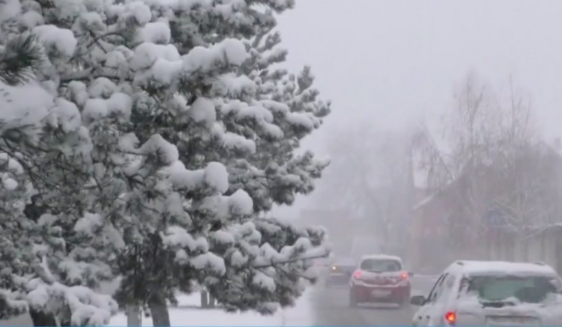 Iarna s-a întors în România. Zăpada a pus stăpanire pe jumătatea de nord a țării