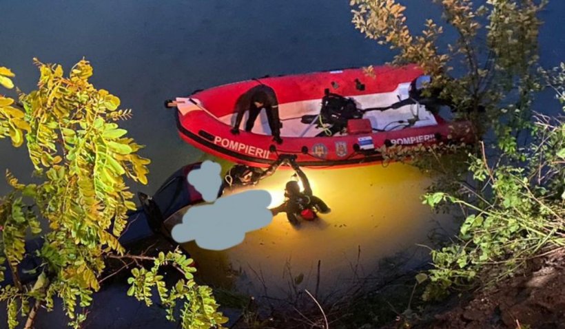 Un bărbat a murit înecat într-o maşină scufundată, în Sarasău, lângă Sighetu Marmaţiei