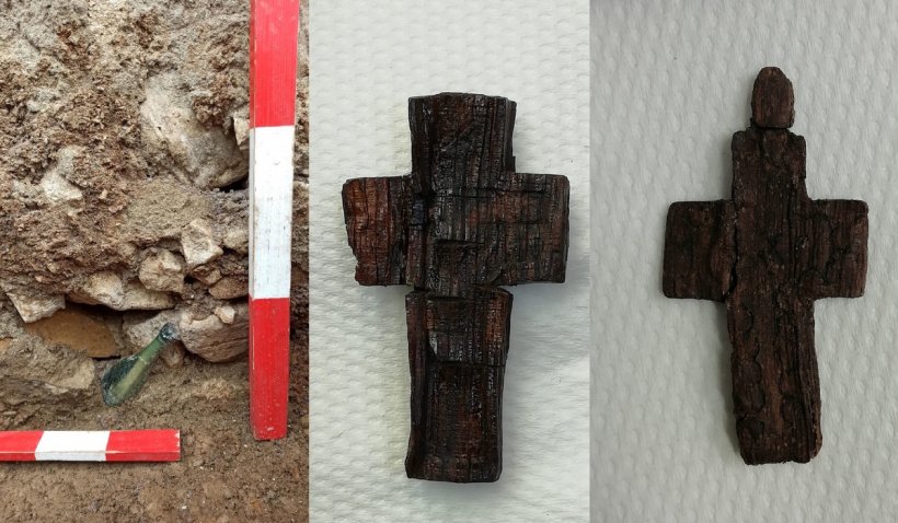 S-a descoperit vechiul cimitir al Mănăstirii Văratec, unde a fost îngropată și Veronica Micle: În morminte s-au găsit cruciulițe de lemn, monede şi un document