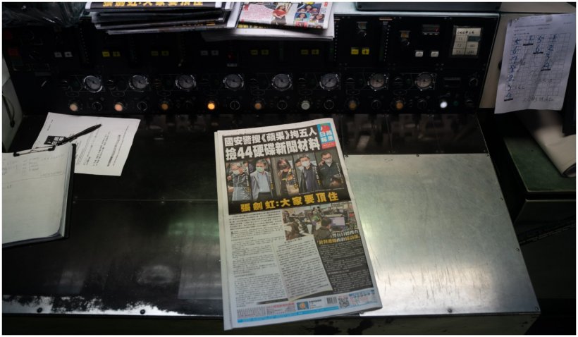 Apple Daily din Hong Kong este în pragul falimentului după ce a fost acuzat de încălcarea securității naționale