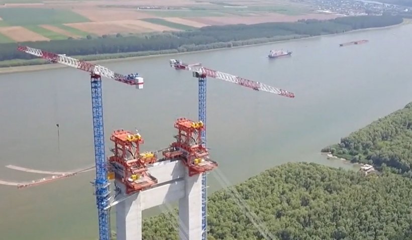 Cel mai lung pod din România şi al treilea din Europa va fi gata în 2023