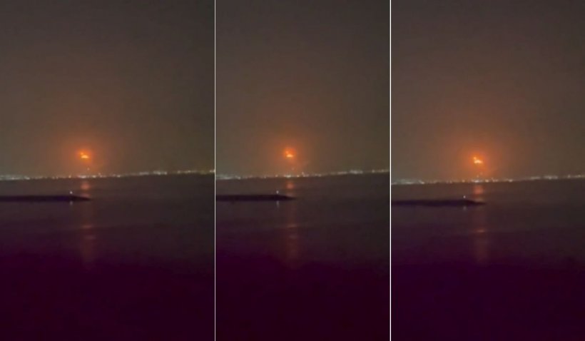 Explozie în Dubai. O minge de foc s-a înălțat deasupra portului Jebel Ali