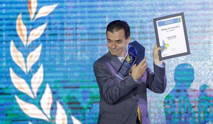 Ludovic Orban a primit ”Premiul de Excelență Ion I. C. Brătianu” la Gala TNL: ”Am fost onorat”