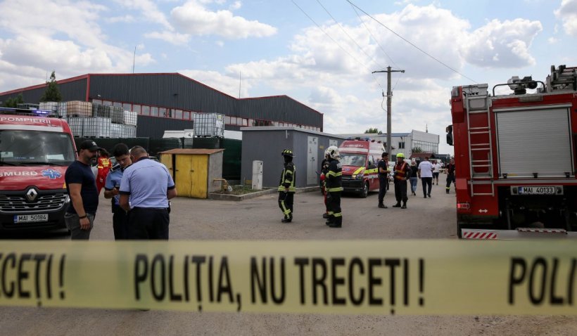 Informații noi despre incendiul devastator de la hala de reciclare din Popeşti Leordeni