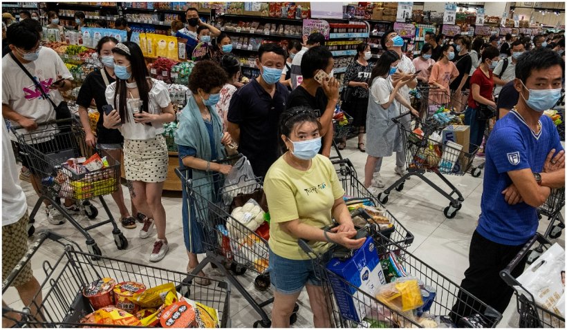 China îndeamnă populația să se aprovizioneze cu alimente pentru iarnă