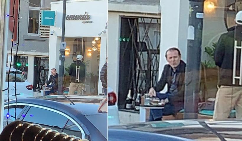 Florin Cîțu, surprins la o cafenea din centrul Capitalei, în loc să fie la  negocierile pentru