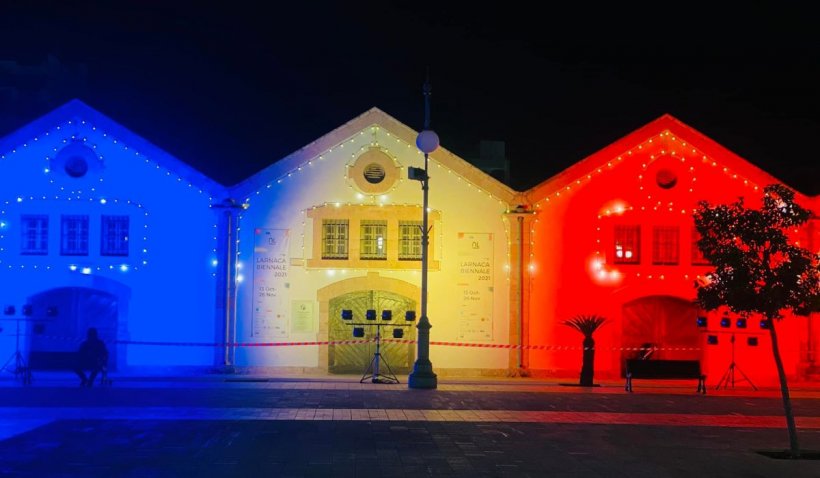 Cele mai importante oraşe din Cipru, iluminate în culorile tricolorului de Ziua Naţională a României
