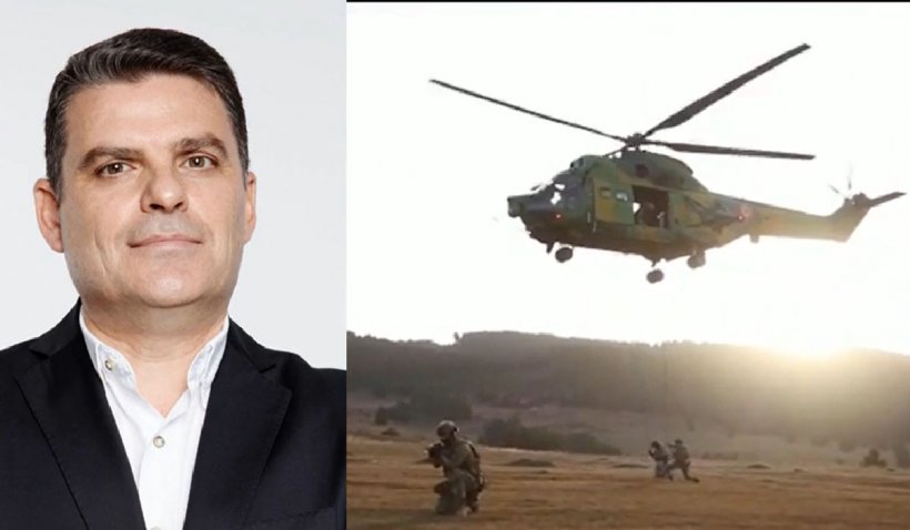 Radu Tudor, despre incidentul cu un elicopter militar care și-a pierdut un motor în timpul unui exercițiu: "Sunt destul de vechi. Armata română ar merita nişte elicoptere performante fabricate în ţară"