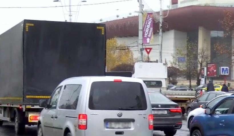 Trafic infernal în București. Unde se circulă cel mai greu