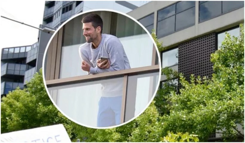 Djokovic, prima imagine cu tenismenul aflat în carantină după ce i s-a refuzat viza 