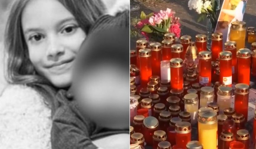 Altar de flori, lumânări şi păpuşi pentru Raisa, fetiţa omorâtă de o maşină de Poliţie în Bucureşti