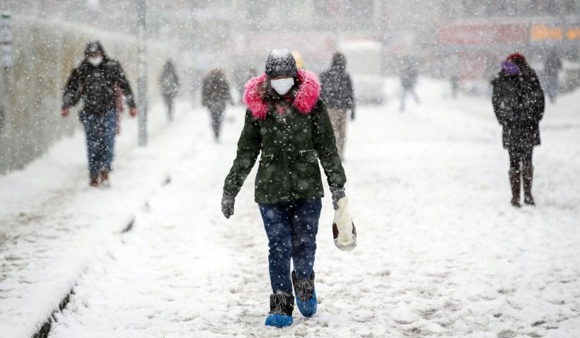 Grosimea stratului de zăpadă în România, 25 ianuarie 2022