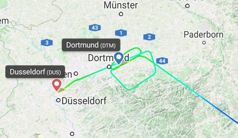 Cursă aeriană București - Dortmund, redirecționată din cauza rafalelor puternice de vânt. Mulți dintre pasageri au suferit atacuri de panică