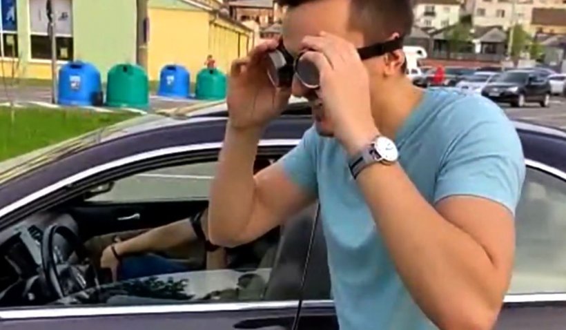 Poliţiştii din Sibiu, experiment inedit cu zeci de şoferi care purtau ochelari de beţivi