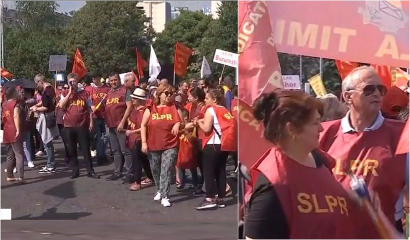Peste 2.000 de angajaţi ai Poştei Române au ieșit în stradă. Ce nemulțumiri au oamenii