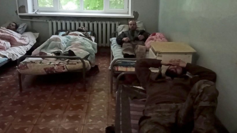 Rusia a publicat o înregistrare video din spitalul unde au fost trimiși luptătorii Azovstal