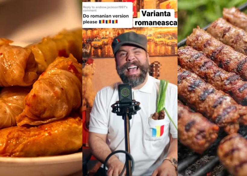 Un american a devenit viral pe TikTok cu o melodie în română despre sarmale, mici și cârnăciori: "Mamă, ce buni sunt micii voștri!"