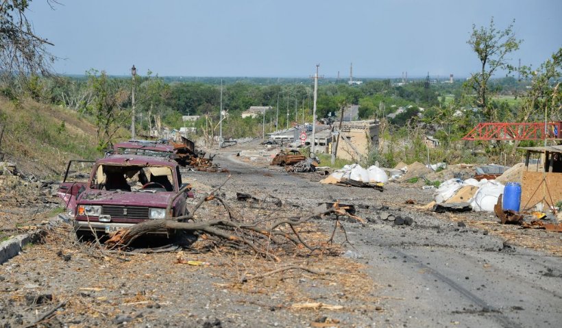 Luptele dramatice din Severodonețk, filmate de sus. Distrugeri totale la sol | Rușii, la un pas de Lîsîceansk