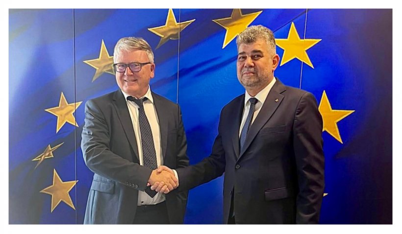 Marcel Ciolacu s-a întâlnit la Bruxelles cu Comisarului European pentru Muncă, Nicolas Schmit