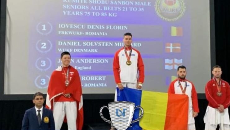 Denis Iovescu a devenit campion mondial la karate 
