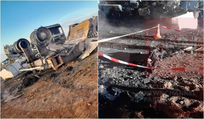 Primele imagini după explozia de la Călimănești arată amploarea dezastrului
