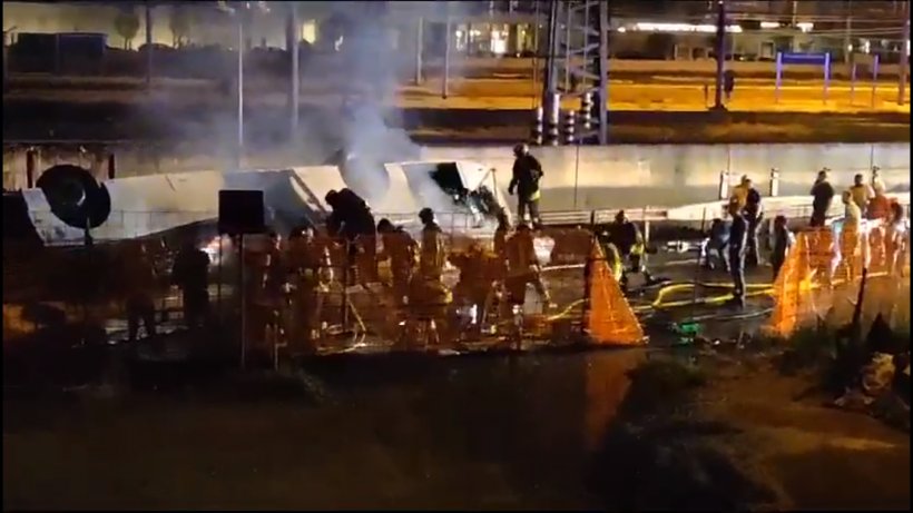 Tragedie în Italia. Un autobuz a căzut 15 metri în gol şi a luat foc, în Mestre, Veneţia. Sunt zeci de morţi şi răniţi